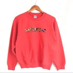 Embroidered sweatshirt
